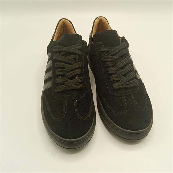 Elio Siyah Süet Kadın Sneaker – Gerçek Deri, Yeni Sezon Sonbahar/Kış - 3