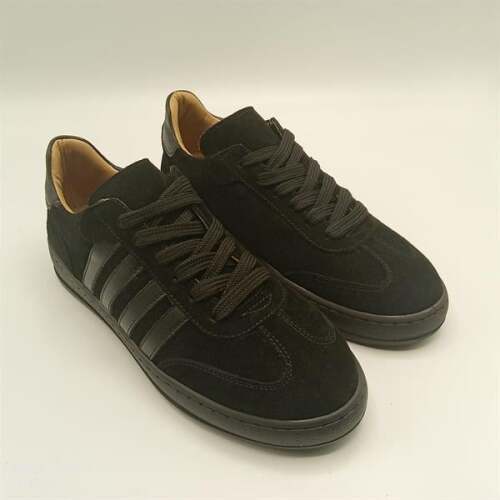 Elio Siyah Süet Kadın Sneaker – Gerçek Deri, Yeni Sezon Sonbahar/Kış - 4