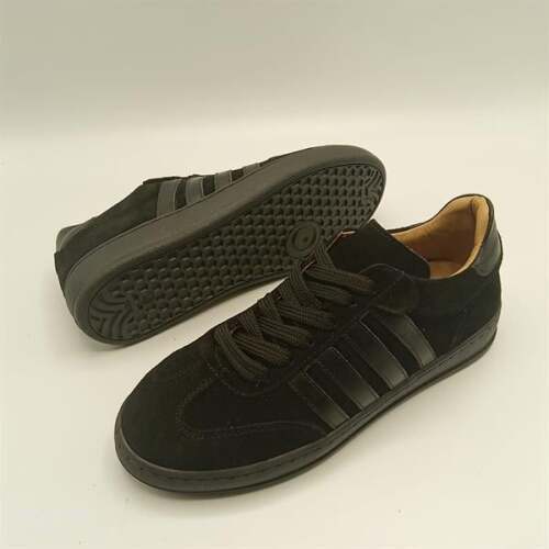 Elio Siyah Süet Kadın Sneaker – Gerçek Deri, Yeni Sezon Sonbahar/Kış - 5