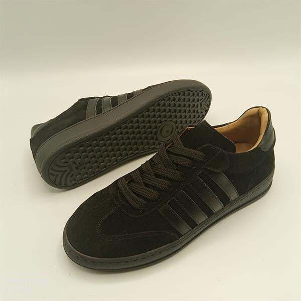 Elio Siyah Süet Kadın Sneaker – Gerçek Deri, Yeni Sezon Sonbahar/Kış - 5