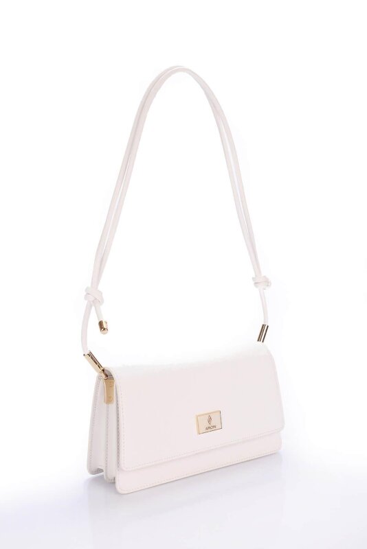 Elise Beyaz Kadın Omuz Çantası - 2