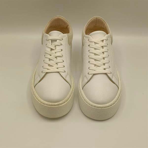 Ellezsa Beyaz Gerçek Deri Kadın Sneaker - 3