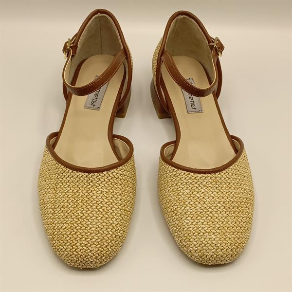 Ellinor Naturel Düz Topuklu Babet - 3