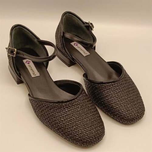 Ellinor Siyah Düz Topuklu  Babet - 2