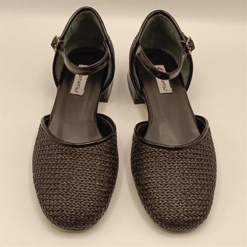 Ellinor Siyah Düz Topuklu  Babet - 3