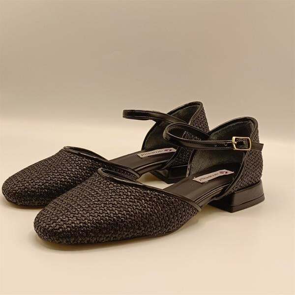 Ellinor Siyah Düz Topuklu  Babet - 4