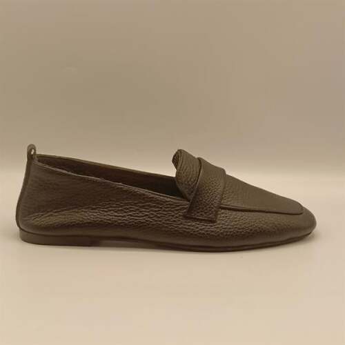 Emery Siyah Deri Babet