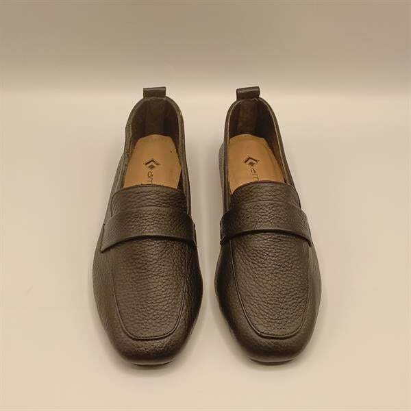 Emery Siyah Deri Babet - 3