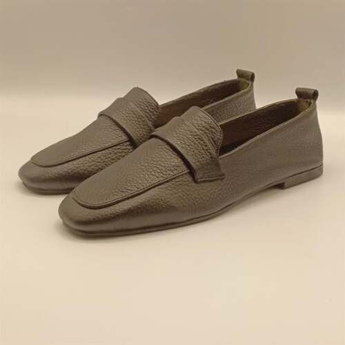 Emery Siyah Deri Babet - 4