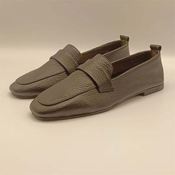 Emery Siyah Deri Babet - 4