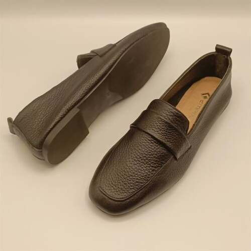 Emery Siyah Deri Babet - 5