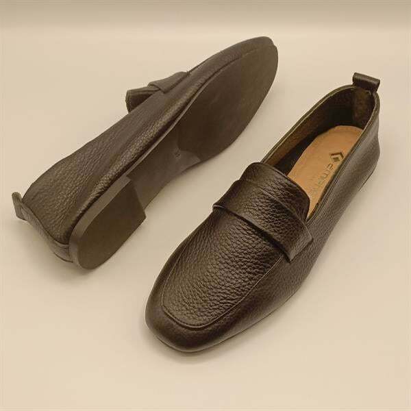 Emery Siyah Deri Babet - 5