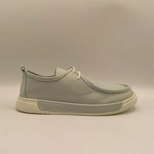 Emma Mavi Deri Kadın Casual Ayakkabı