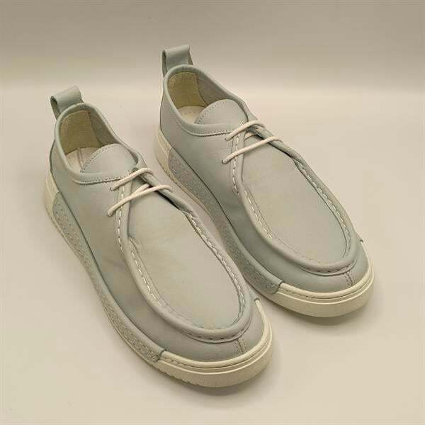 Emma Mavi Deri Kadın Casual Ayakkabı - 2