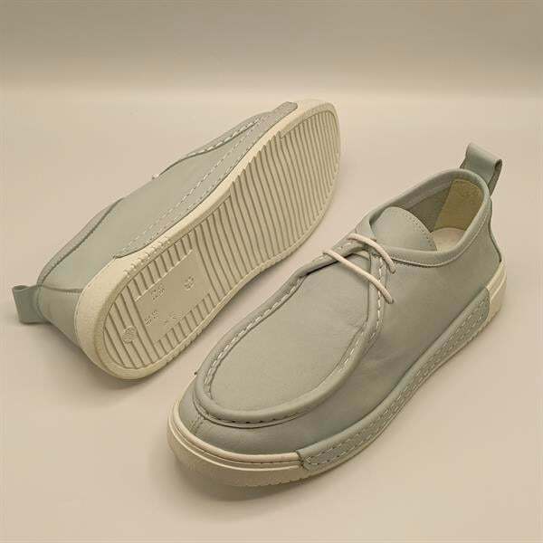 Emma Mavi Deri Kadın Casual Ayakkabı - 5