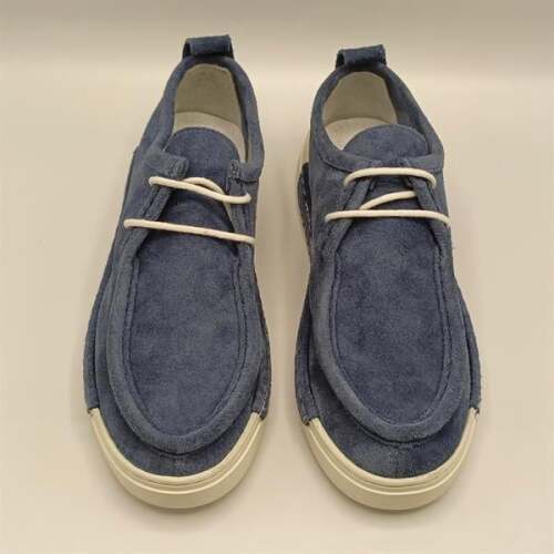 Emma Mavi Süet Günlük Kadın Ayakkabı - 3