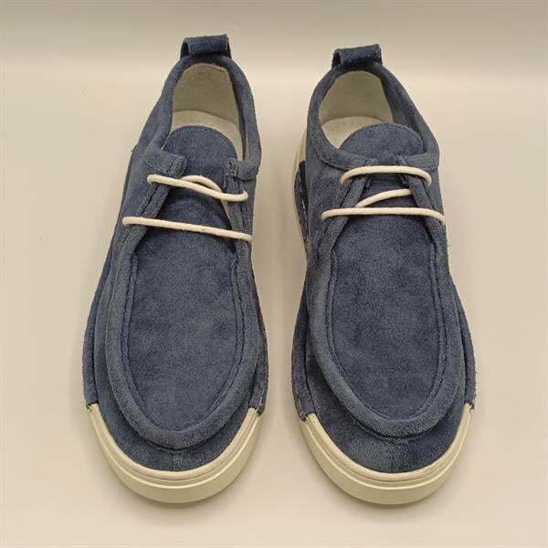 Emma Mavi Süet Günlük Kadın Ayakkabı - 3