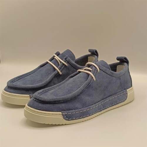 Emma Mavi Süet Günlük Kadın Ayakkabı - 4