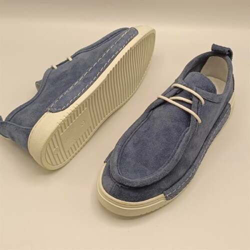 Emma Mavi Süet Günlük Kadın Ayakkabı - 5