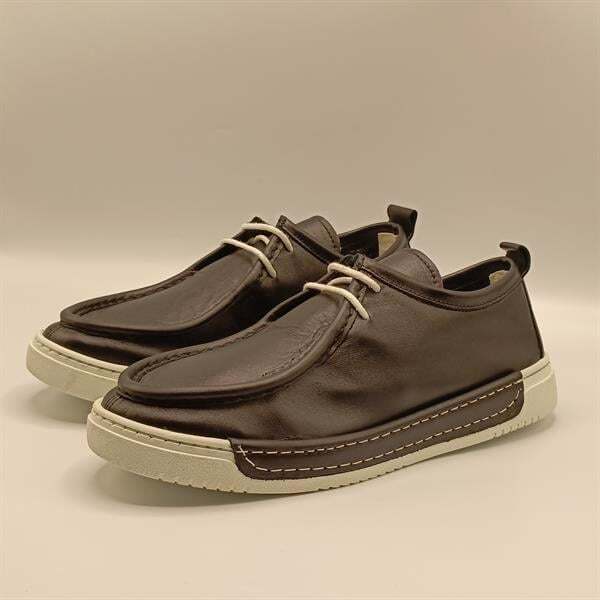 Emma Siyah Deri Kadın Casual Ayakkabı - 4