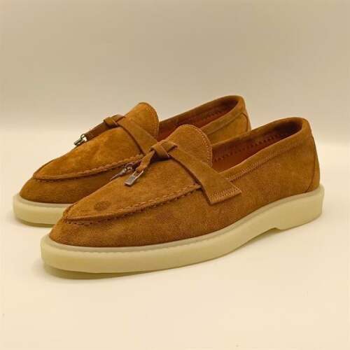 Etna Taba Süet Kadın Loafer Ayakkabı - 4