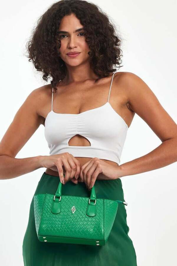 Favor Çimen Yeşili Kadın El Çantası - 2