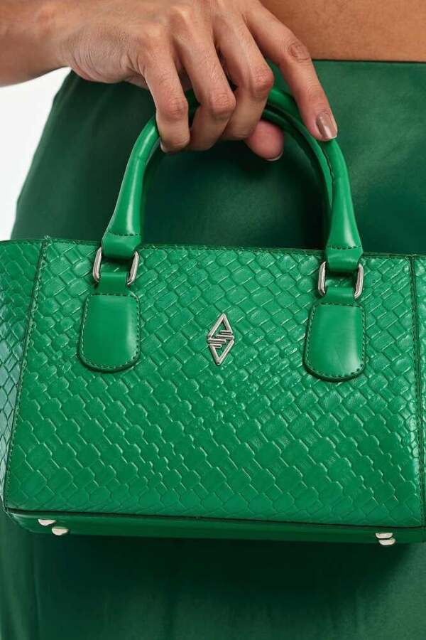 Favor Çimen Yeşili Kadın El Çantası - 6