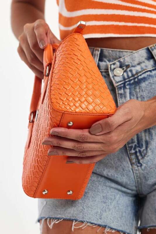 Favor Turuncu Kadın El Çantası - 5