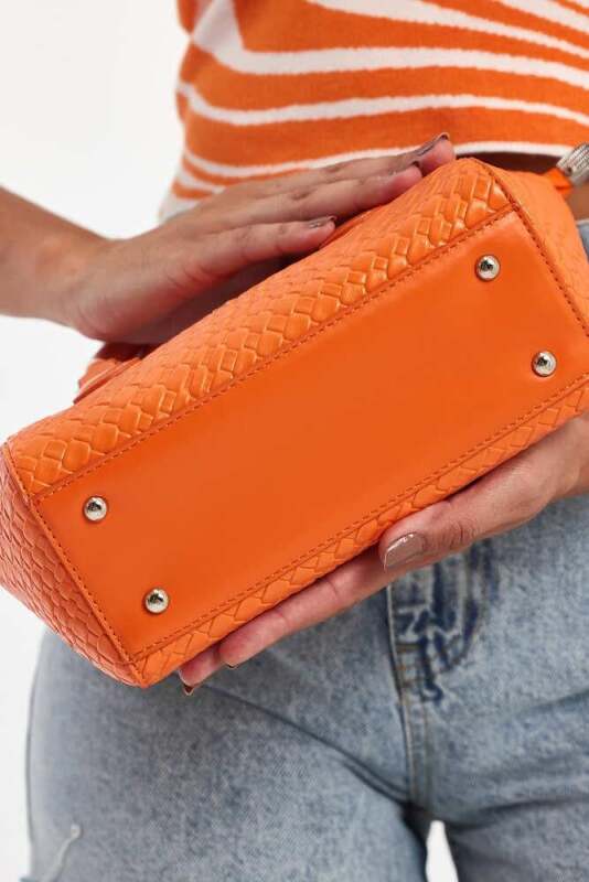 Favor Turuncu Kadın El Çantası - 6