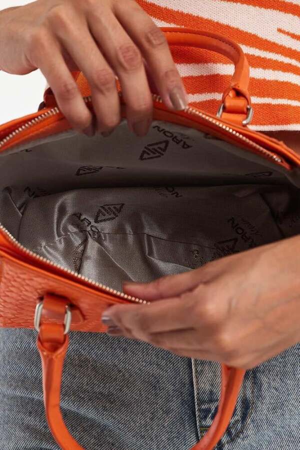 Favor Turuncu Kadın El Çantası - 9