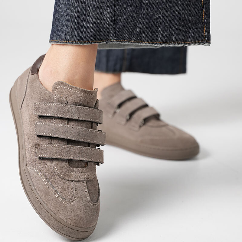 Faye Vizon Süet Kadın Cırtlı Sneaker