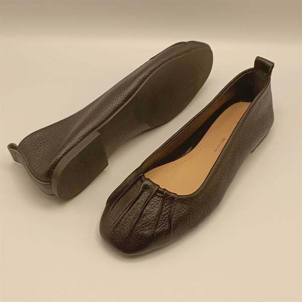 Gale Siyah Deri Babet - 5