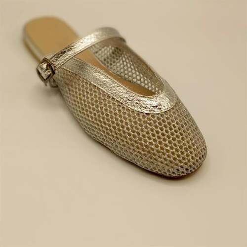 Gina File Gümüş Terlik - 3