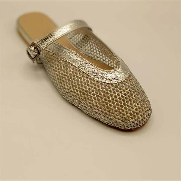 Gina File Gümüş Terlik - 3