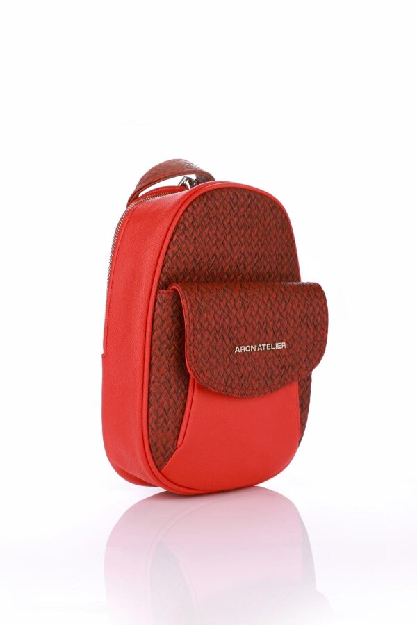 Gloria Kırmızı Kadın Sırt Çantası - 3