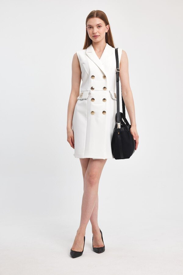 Havana Siyah Kumaş Detaylı Kadın El Çantası - 2