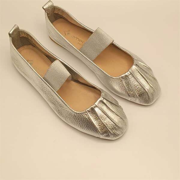 Hazal Gümüş Deri Babet - 2