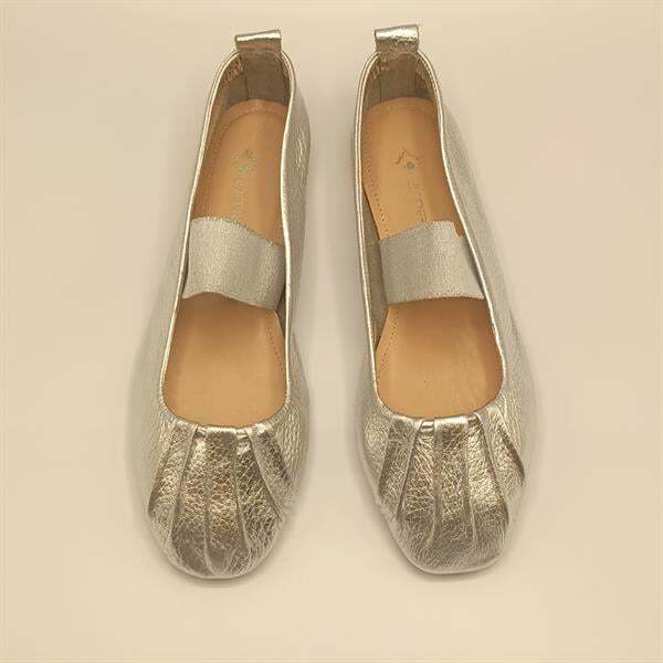 Hazal Gümüş Deri Babet - 3