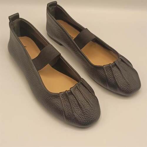 Hazal Siyah Deri Babet - 2