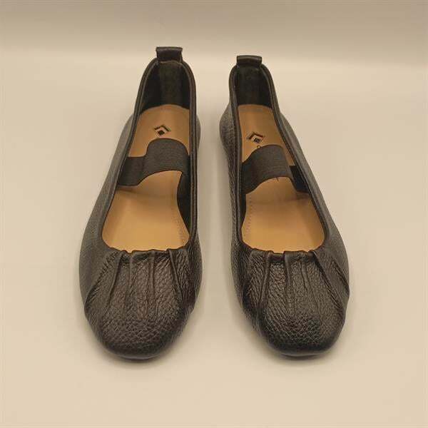 Hazal Siyah Deri Babet - 3