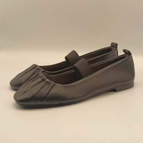 Hazal Siyah Deri Babet - 4