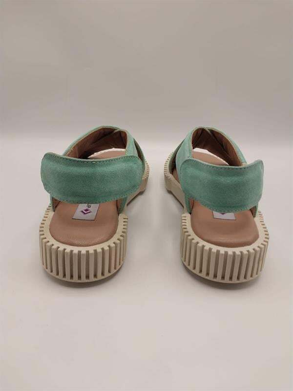 Juana Sandalet – Açık Yeşil Süet | Şık Tasarım - 3