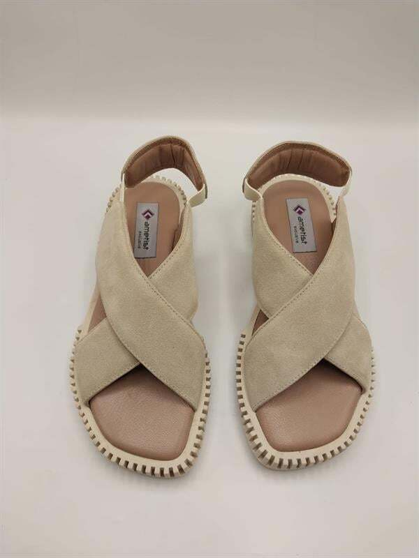 Juana Sandalet - Bej Süet - 2