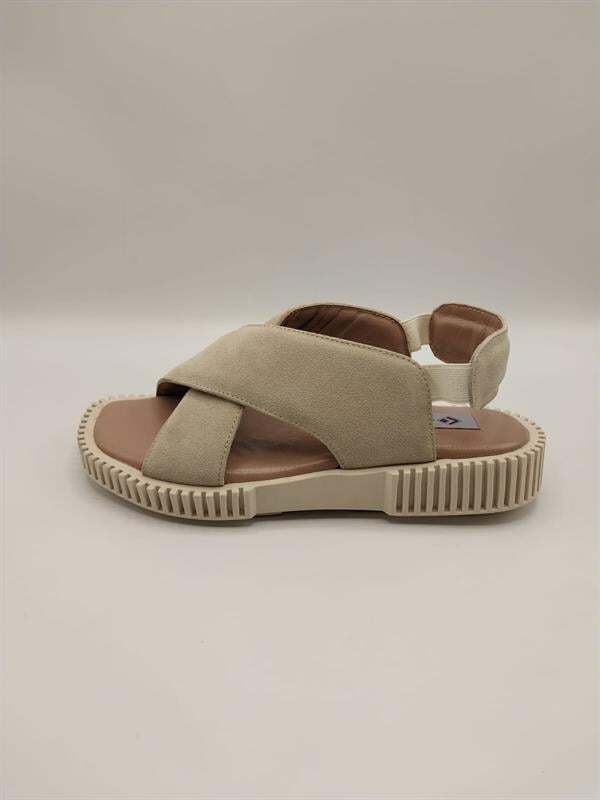 Juana Sandalet - Bej Süet - 5