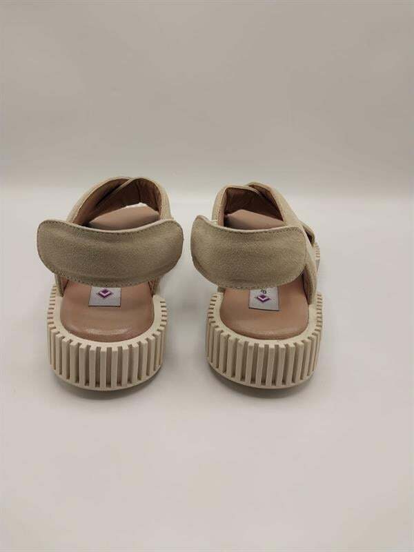 Juana Sandalet - Bej Süet - 7