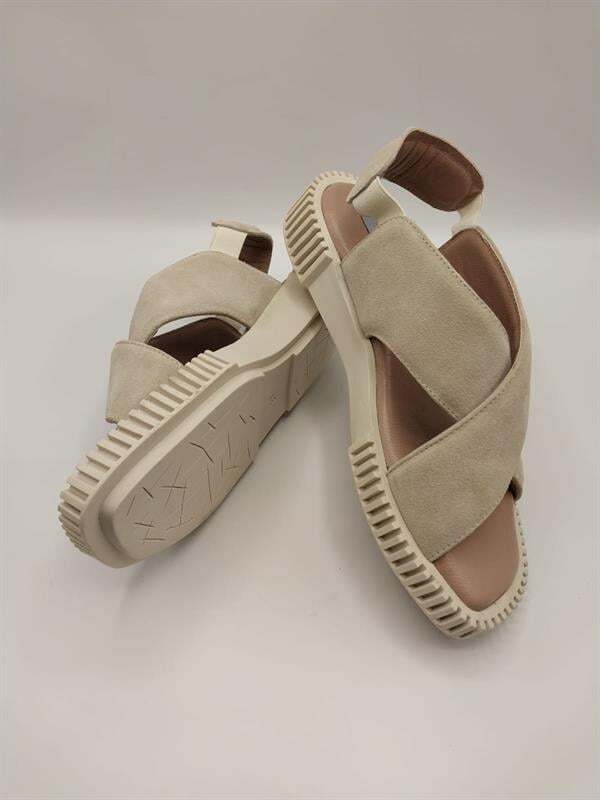 Juana Sandalet - Bej Süet - 8