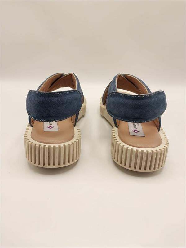 Juana Sandalet – Lacivert Süet | Günlük - 3