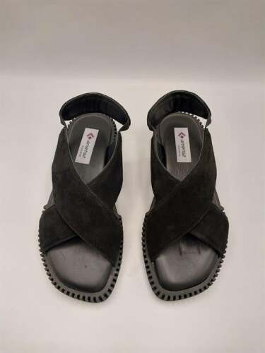 Juana Sandalet – Siyah Süet - 2