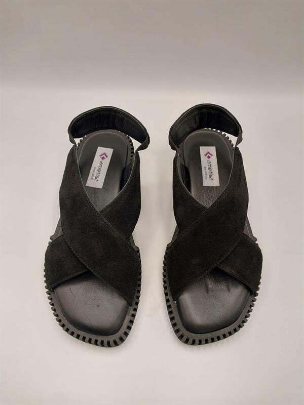 Juana Sandalet – Siyah Süet - 2