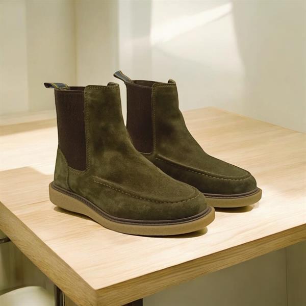 Kale Haki Süet Chelsea Kadın Bot - 4